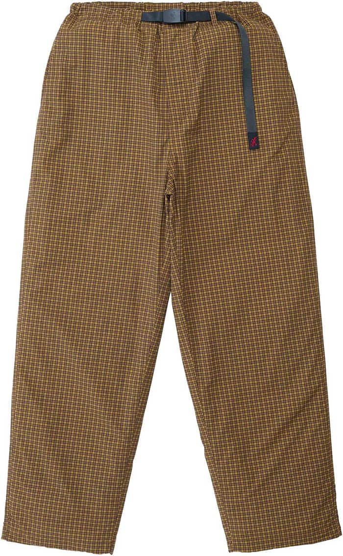 Mini Check Nylon Pant Brown Check