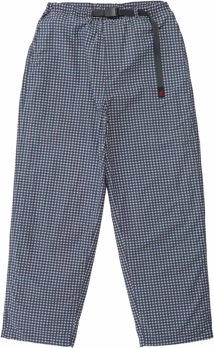 Mini Check Nylon Pant Navy Check