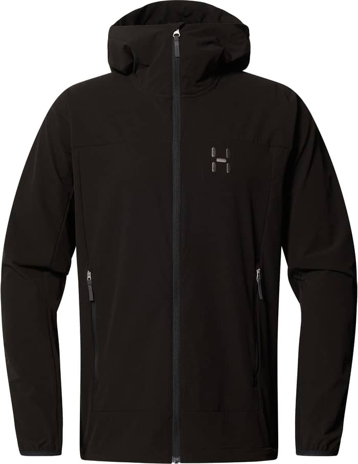 Rosson Softshell Hood Men True Black