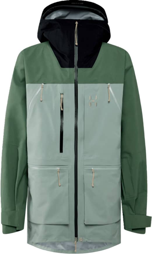 Vassi GTX Pro II Jacket M True Black/Chlorophyll Green/Dew Green