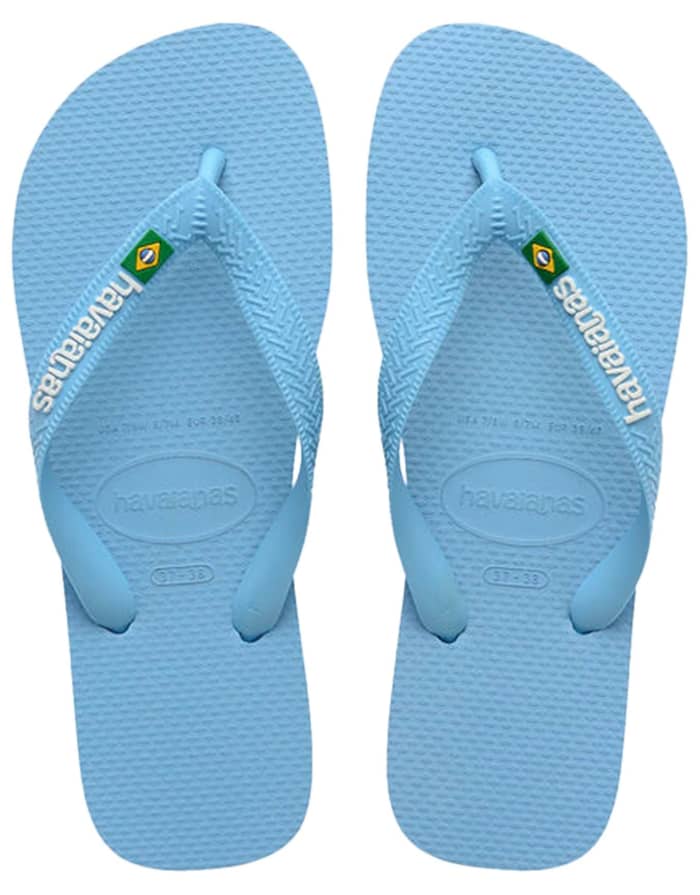Brasil Logo Blue Lavender/White