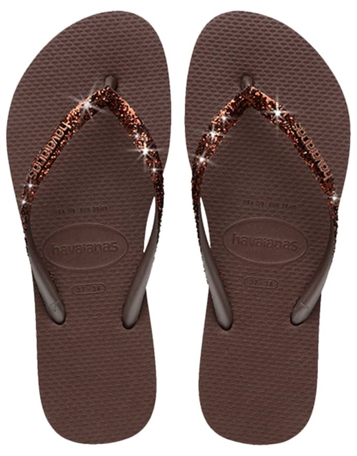 Slim Glitter II Dark Brown