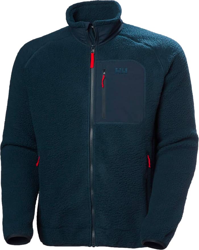 Panorama Pile Block Jacket Navy