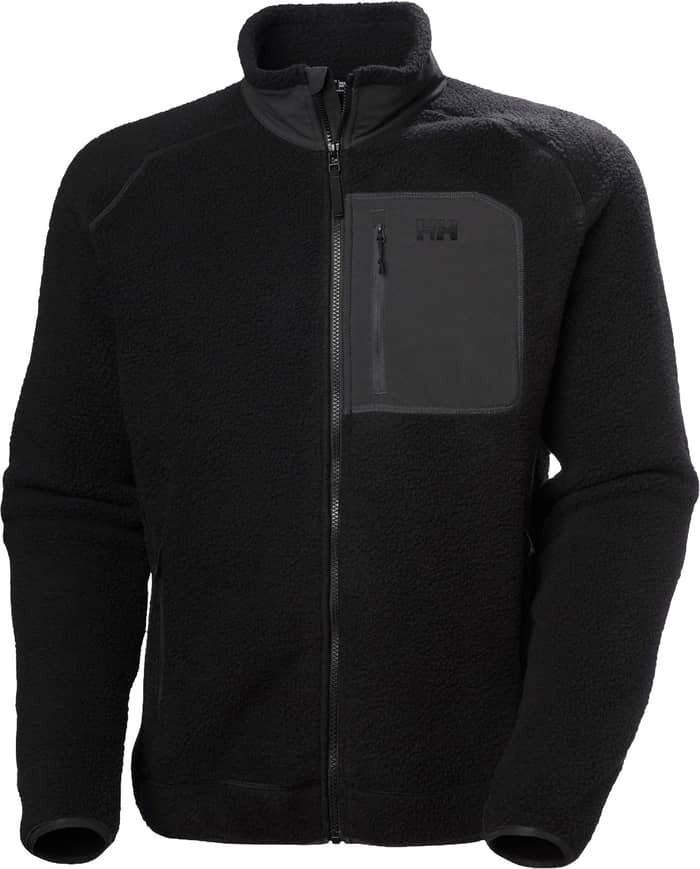 Panorama Pile Block Jacket Black