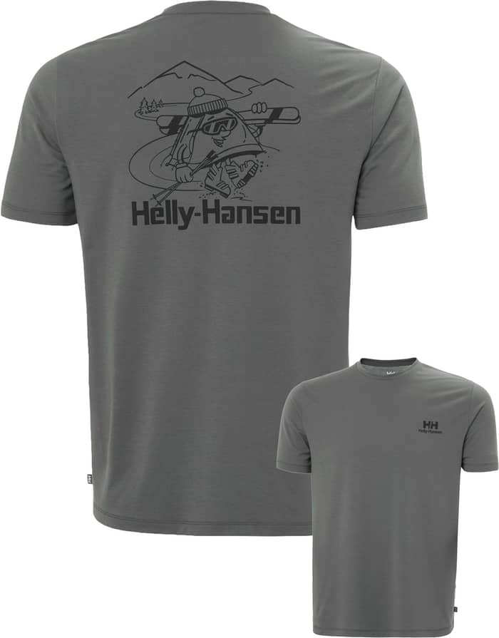 Skog Graphic T-Shirt Thunder Grey