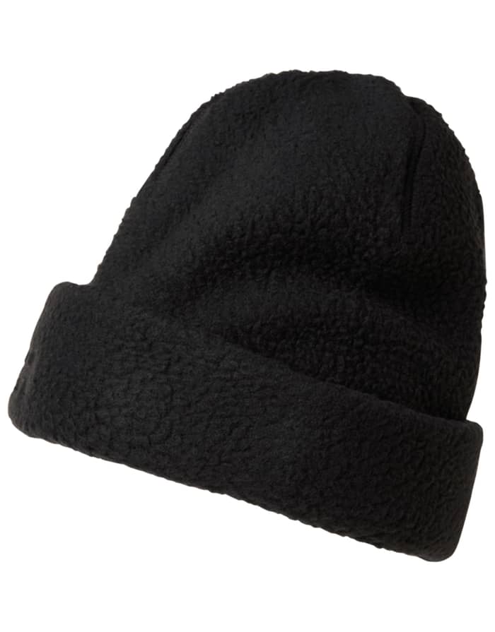 Pile Fleece Beanie Black