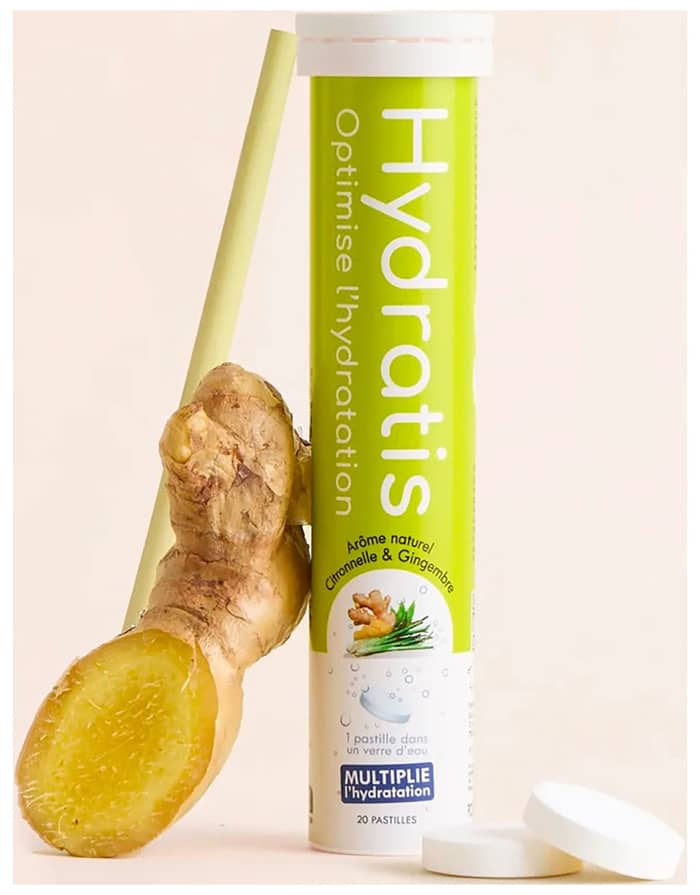Pastilles Electrolytes Citronnelle Gingembre
