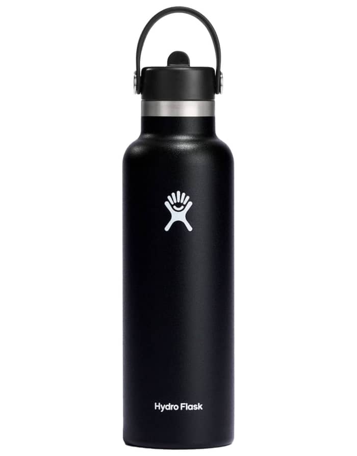 21 Oz Standard Flex Straw Cap Black