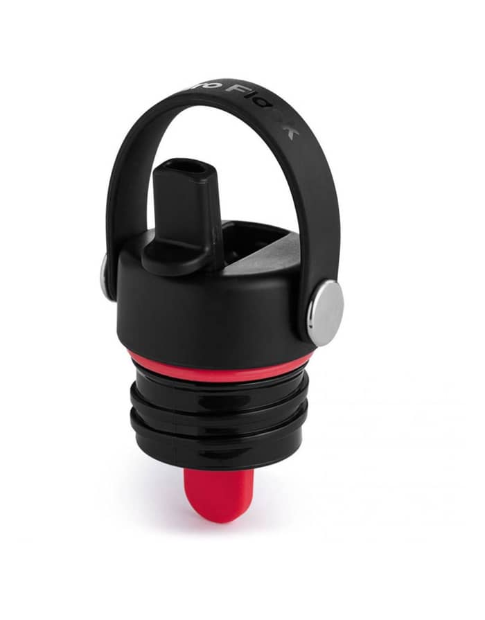 Standard Mouth Flex Straw Cap Black