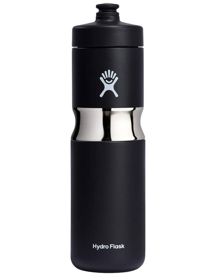 20 Oz Wide Mouth Insulated Sport Bottle Black