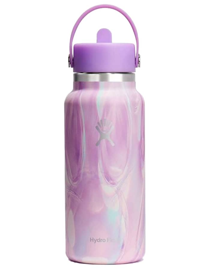 32 Oz Wide Flex Straw Cap Jelly Purple