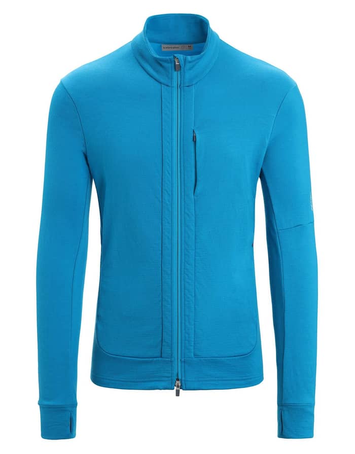 M Quantum III LS Zip Geo Blue