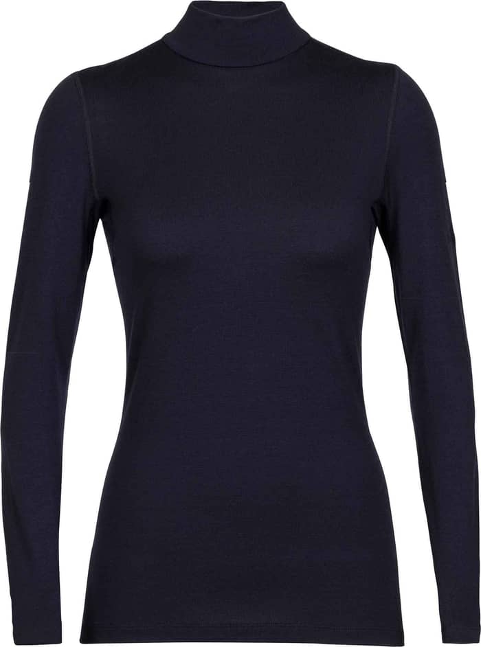 W Merino 260 Tech LS Turtleneck Midnight Navy