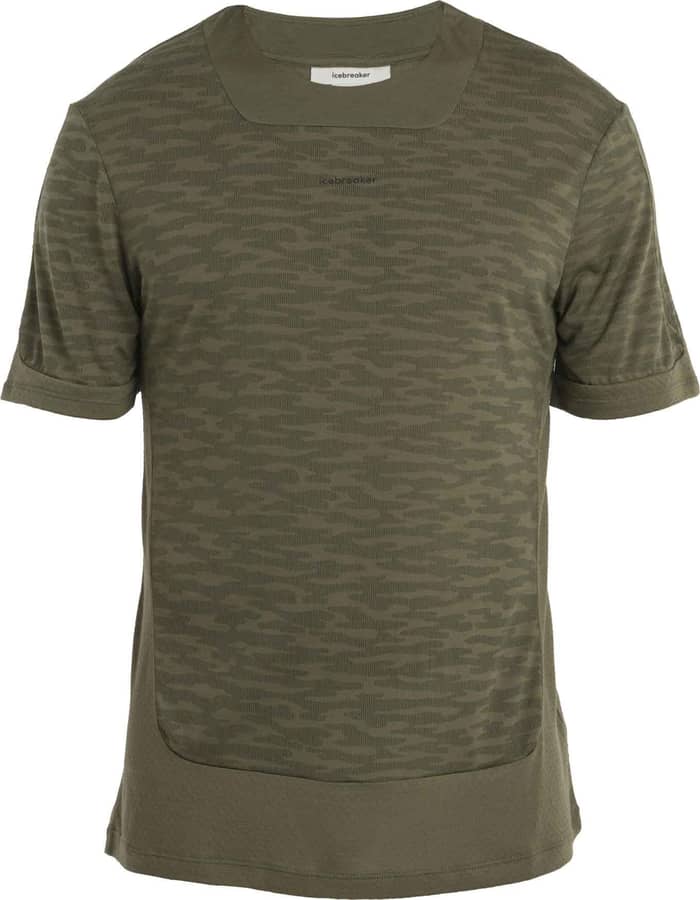 M Merino 125 ZoneKnit SS Tee IB Topo Loden/Loden Dk/Aop