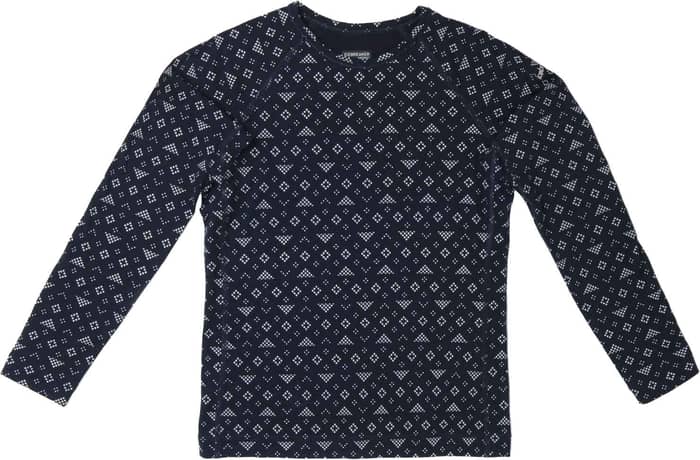 Kids Merino 200 Oasis LS Crewe First Snow Midnight Navy/Snow