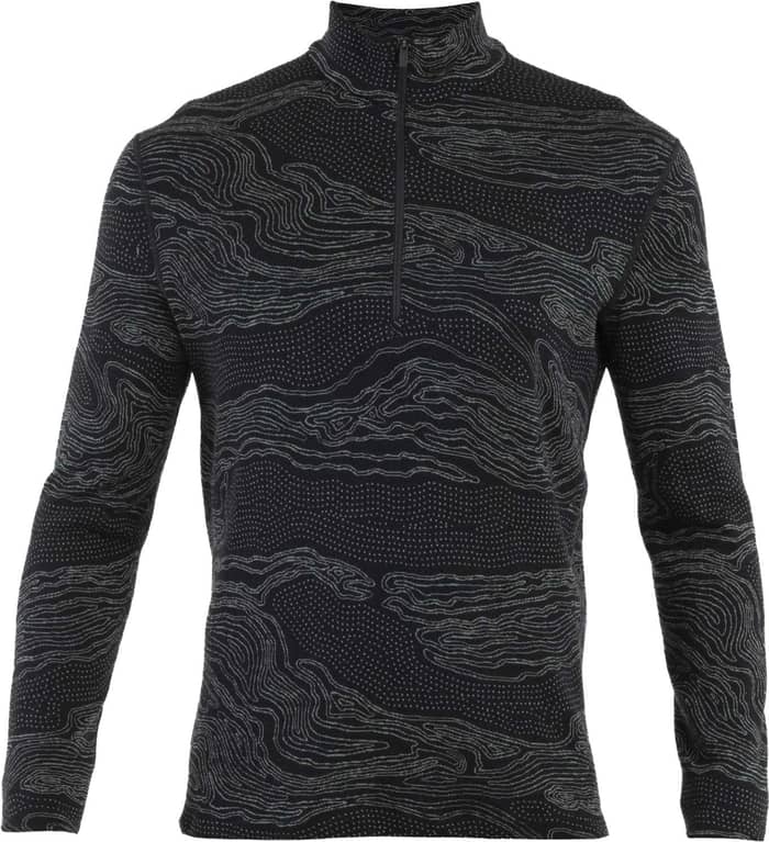 M Merino 260 Vertex LS Half Z Snow Guide Black/Galaxy/J