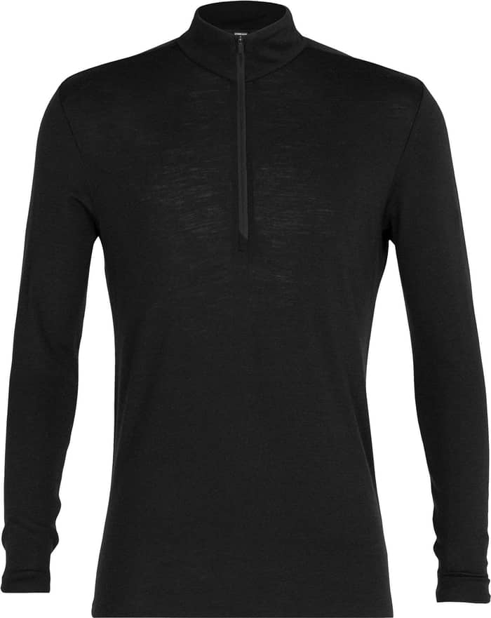 M Merino 175 Everyday LS Half Zip Black