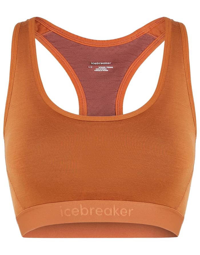 W Merino 125 ZoneKnit Racerback Bra Dusty Clay/Carob/Cb