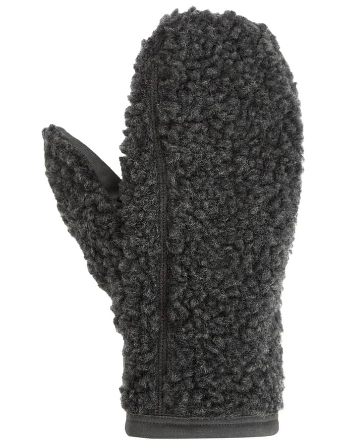 U Merino Blend 960 RealFleece High Pile Mittens Jet Hthr/Obsdn/Blk