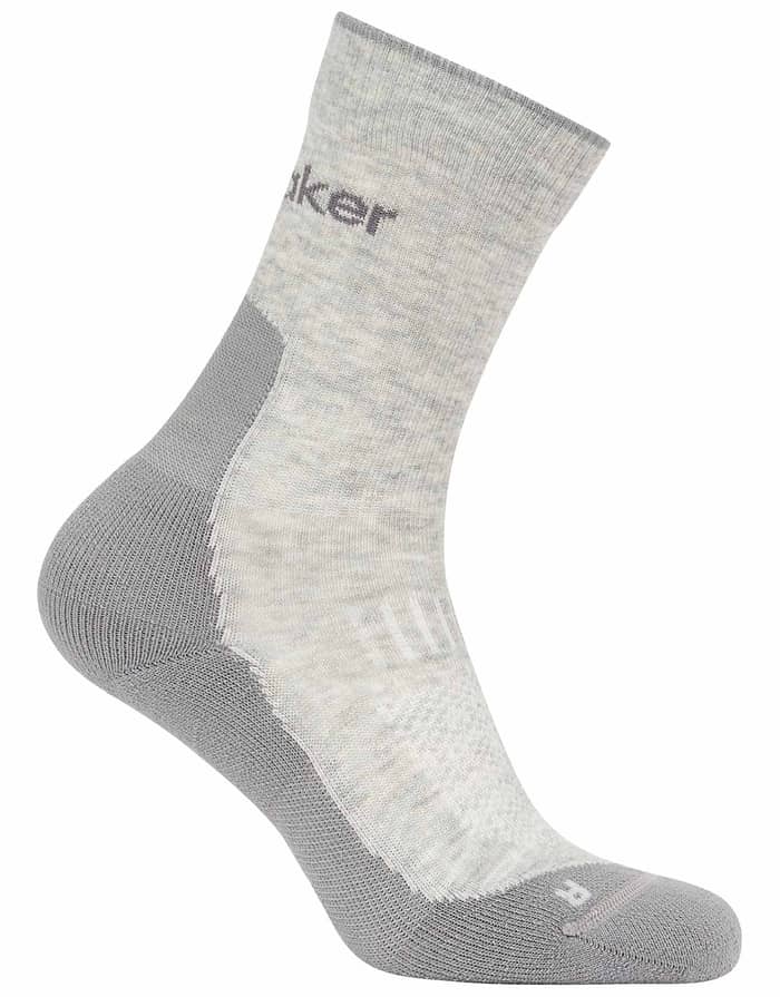 M Merino Hike+ Light Crew Blizzard Heather/Alloy