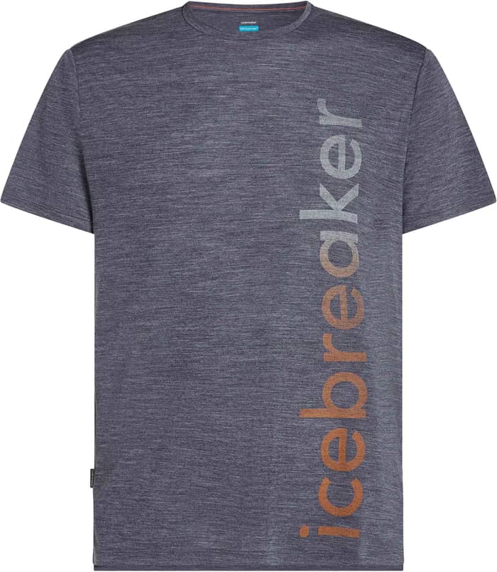 M Merino Blend 125 Cool-Lite Sphere SS Tee Vrtcl Mdnight Navy Hthr