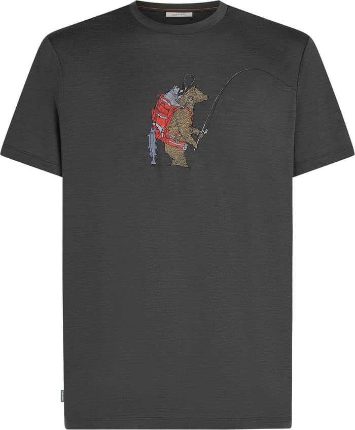 M Merino 150 Tech Lite SS Tee Bear Catch Obsidian