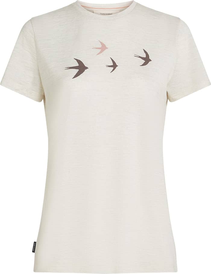 W Merino 150 Tech Lite SS Tee Bird Transit Ecru Heather