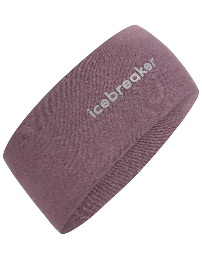 U Merino 200 Oasis Headband Grey Plum
