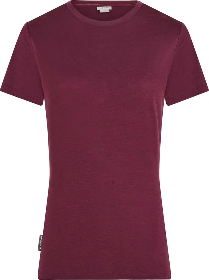 W Merino 150 Tech Lite SS Tee Dk Berry