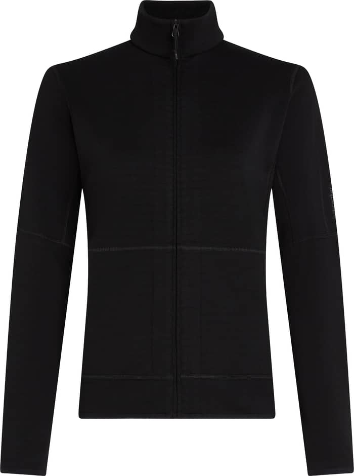W Merino 400 RealFleece™ Descender LS Zip Black
