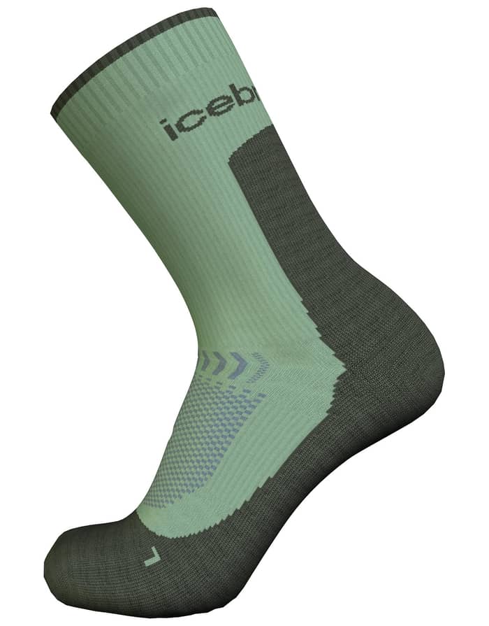 W Merino Hike+ Light Crew Lichen Dk Loden
