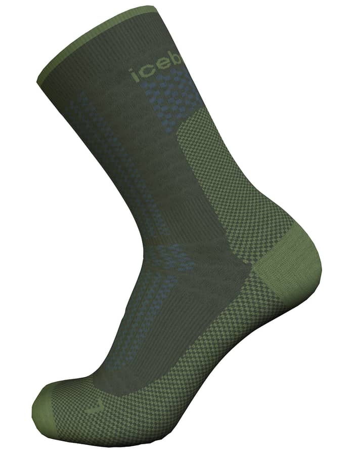 M Merino Hike+ Ultralight Crew Dk Loden Sphagnum