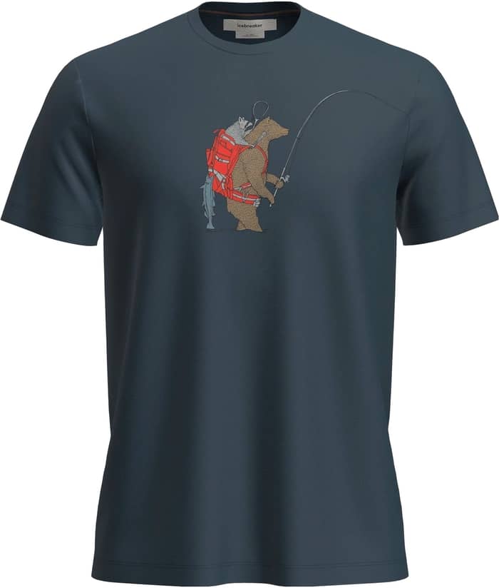 M Merino 150 Tech Lite SS Tee Bear Catch Abyss