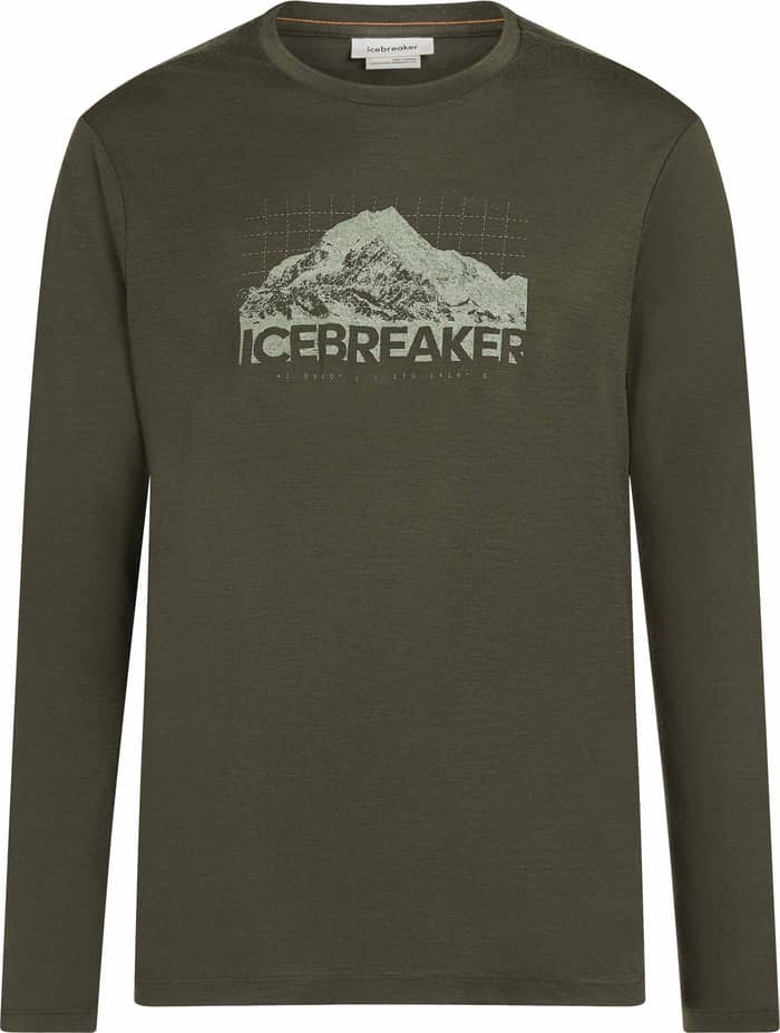 M Merino 150 Tech Lite LS Tee Aoraki Explorer Dk Loden