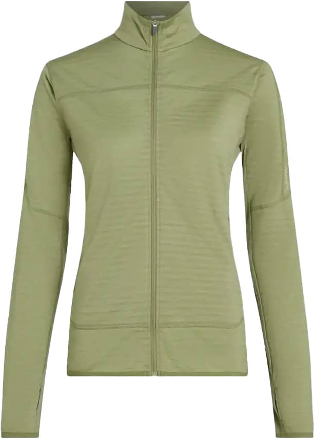 M Merino Blend 300 RealFleece™ Descender LS Zip Lichen