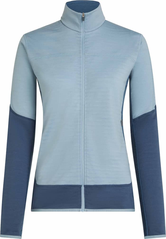 W Merino Blend 300 RealFleece™ Descender LS Zip Dawn Zinc Blue Cb