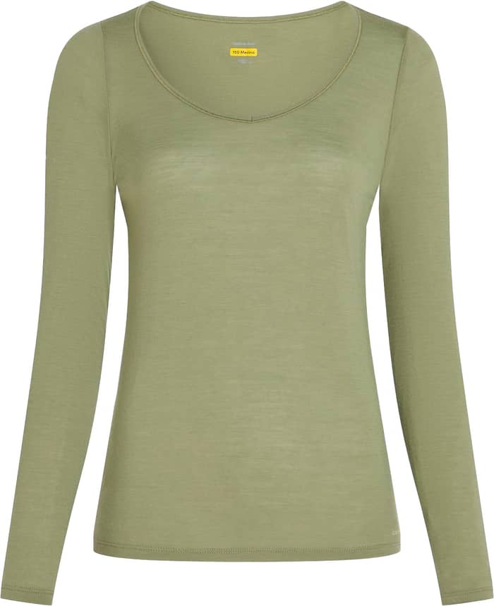 W Merino 150 Siren LS Sweetheart Lichen