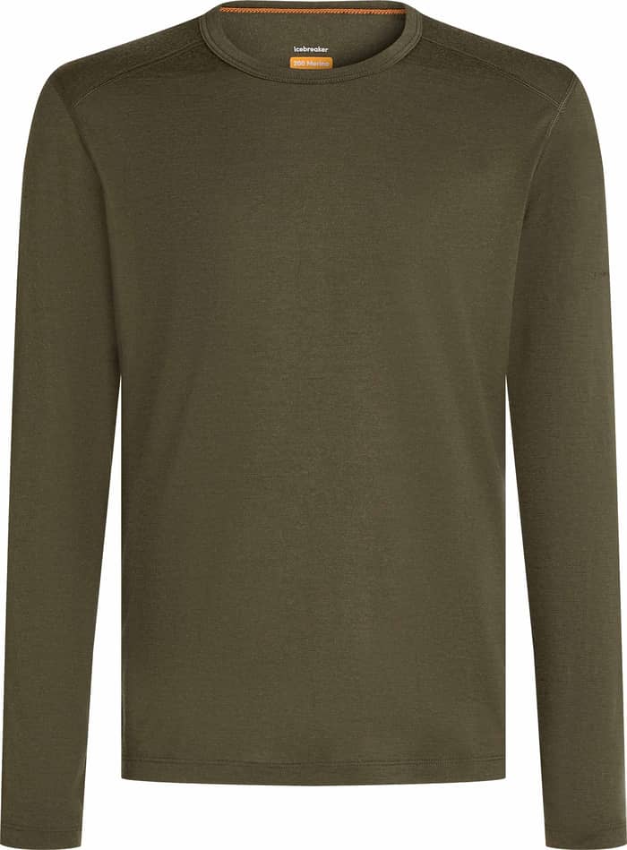 M Merino 200 Oasis LS Crewe Dk Loden