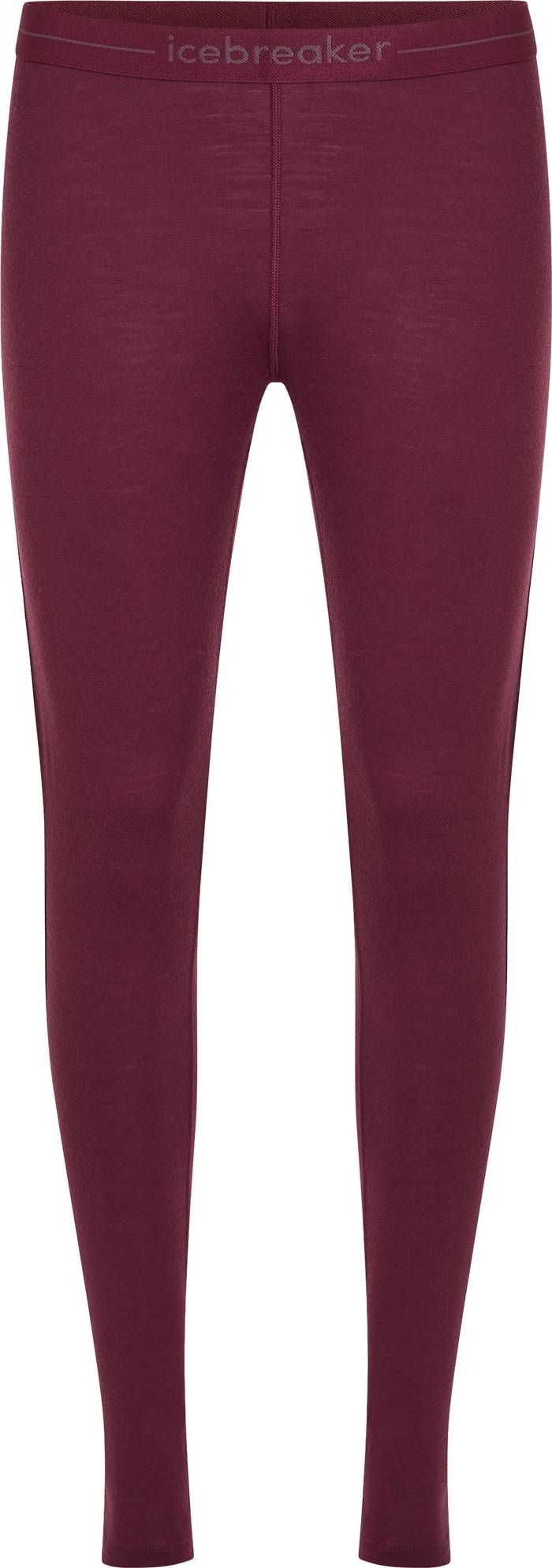 W Merino 200 Oasis Leggings Dk Berry