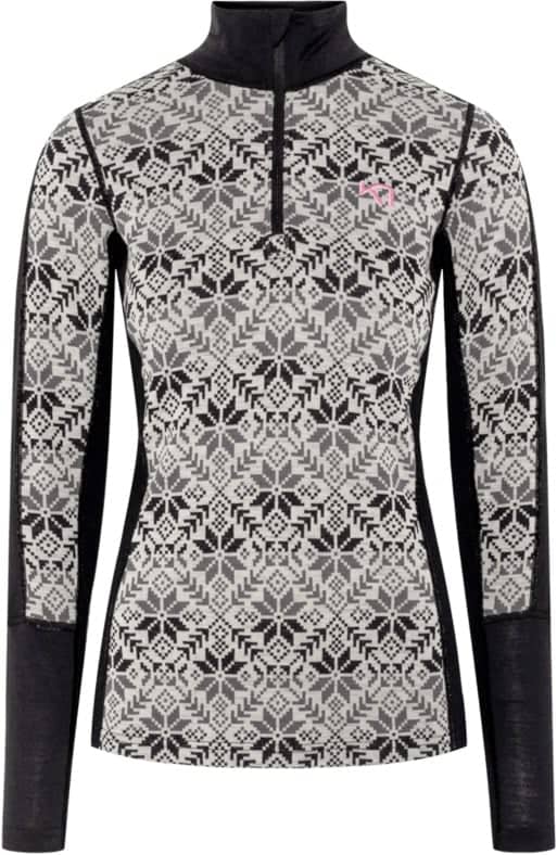 Anna Half Zip Black