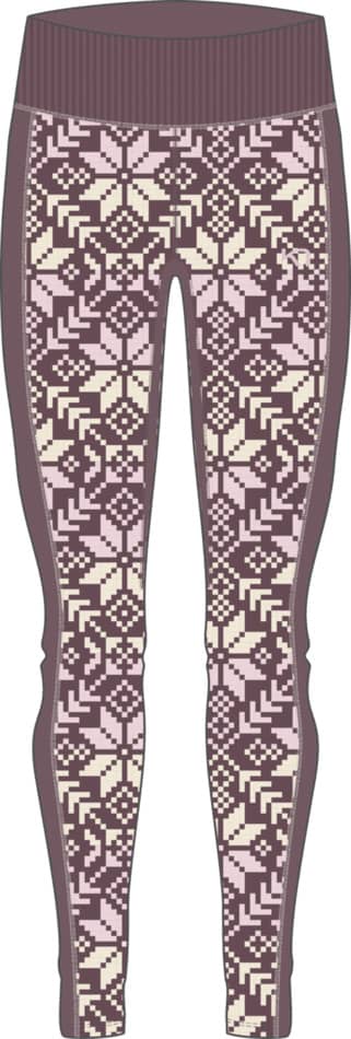 Anna High Waist Baselayer Pants Cocoa Powder