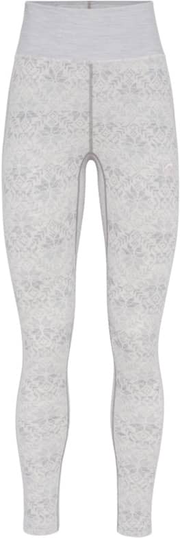 Anna High Waist Baselayer Pants Light Grey Melange