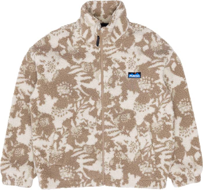 Loven Sherpa Fleece Jacket W Blown Out Bloom