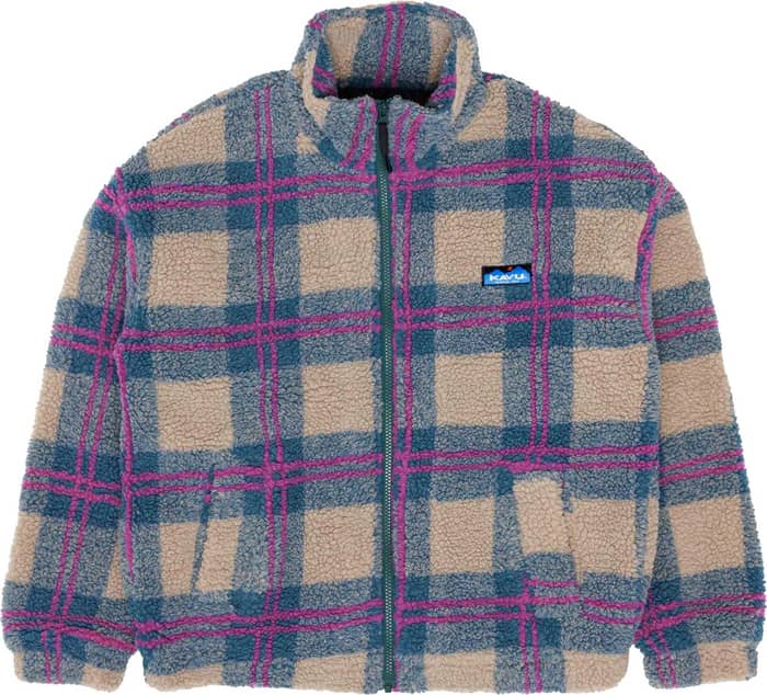 Loven Sherpa Fleece Jacket W Party Plaid