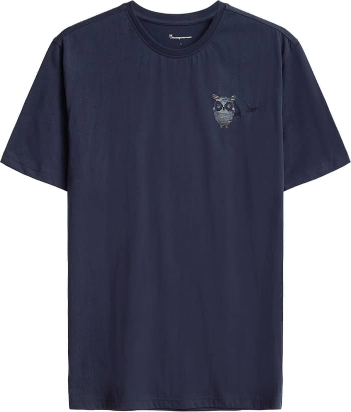 Single Jersey Small Chest Print T-Shirt Night Sky