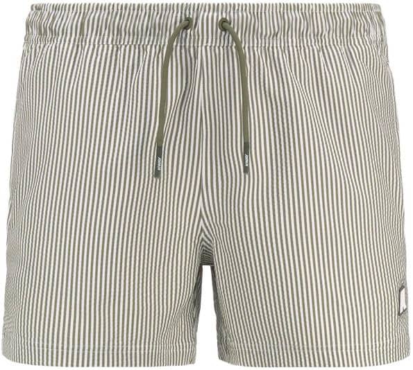 Hazel Mid Stripes Beach White Green Lichen