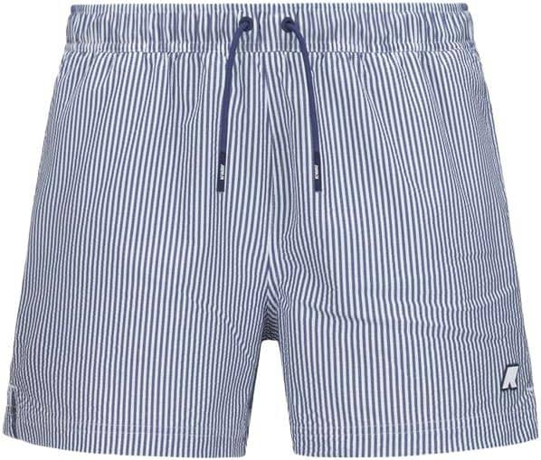 Hazel Mid Stripes Beach White Blue Deep Cobalt