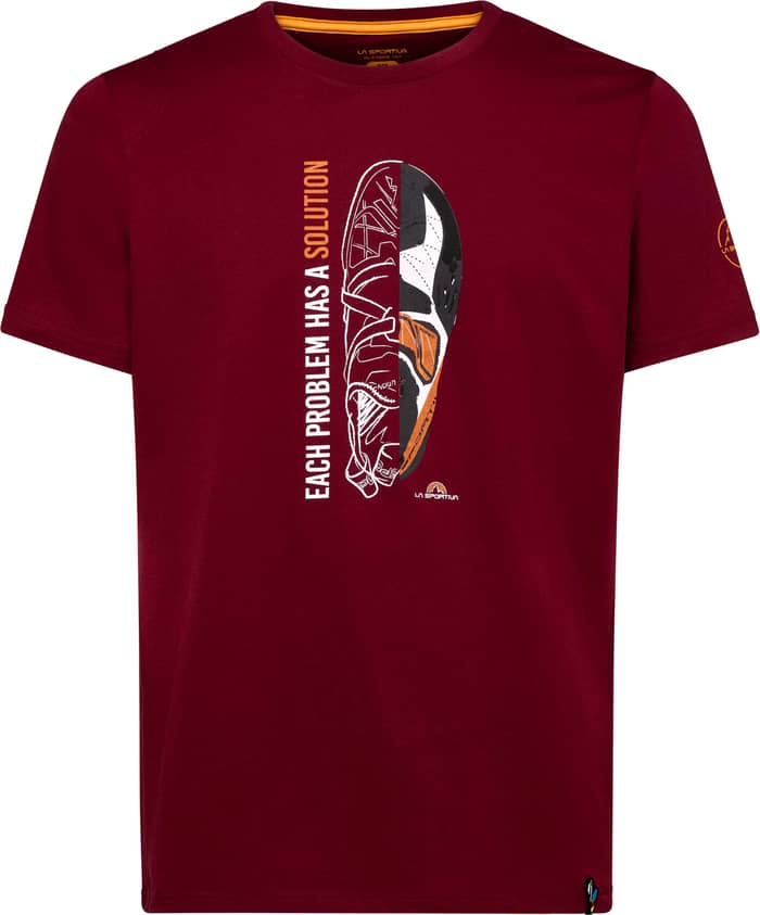 Solution T-Shirt M Sangria