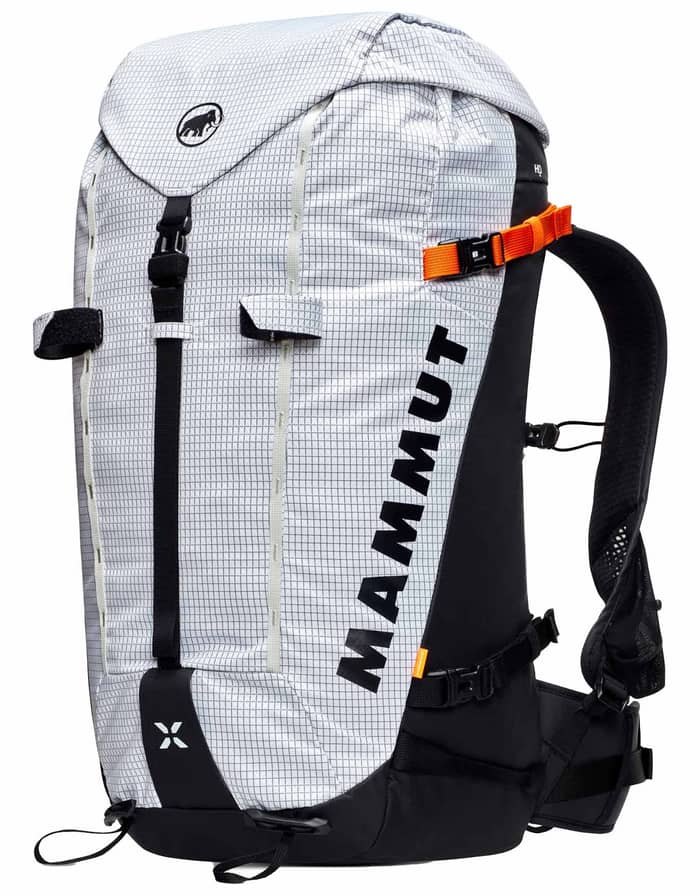 Mammut Trion 38 White/Black Mountaineering Backpacks : Snowleader