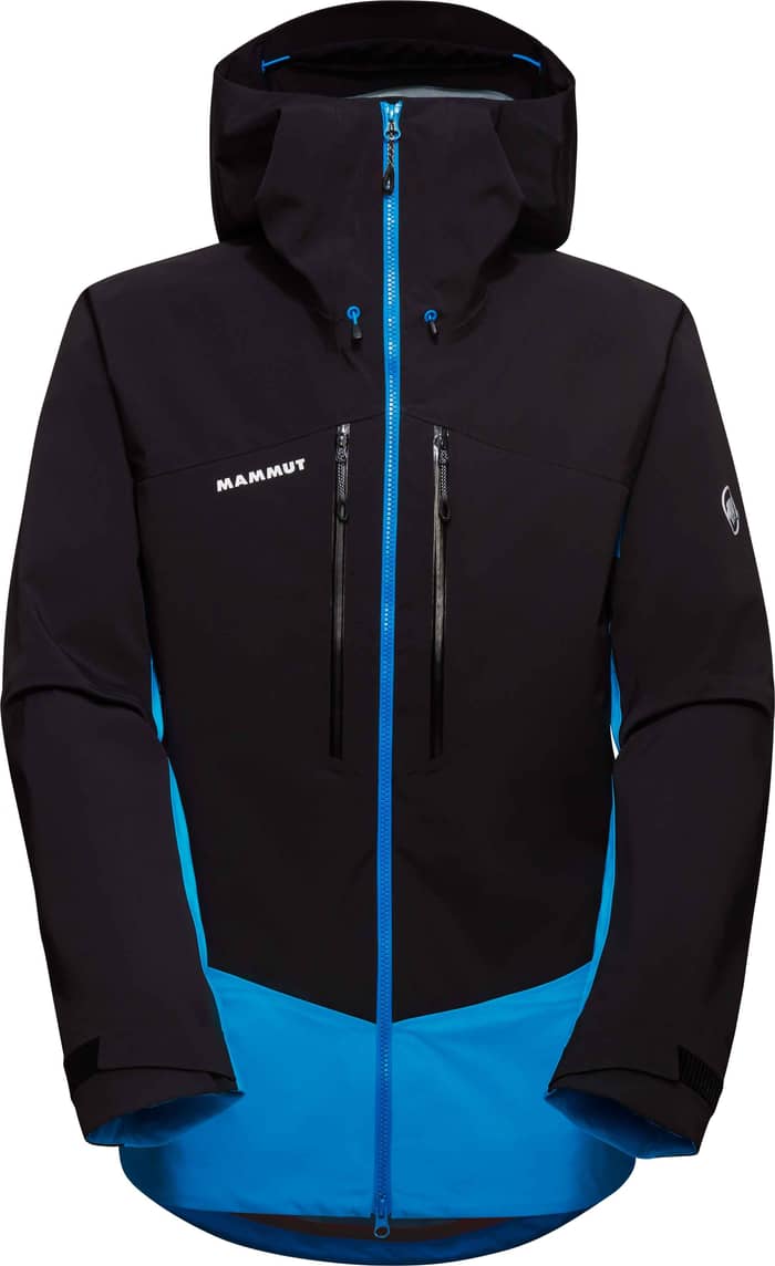 Mammut Taiss Pro HS Hooded Jacket Men Glacier Blue Black Ski 